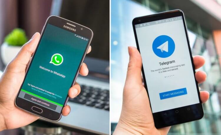 Проблемы с обновлениями приложений. WhatsApp и Telegram начинают грешить тем, что добавляют слишком много новых функций. Фото.