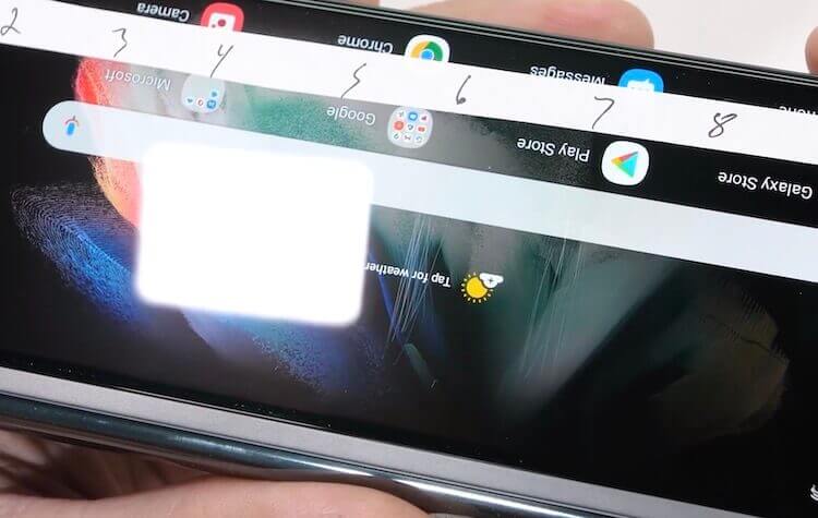 Легко ли сломать Galaxy Z Fold 3. Внешнее стекло поцарапать сложно. Фото.