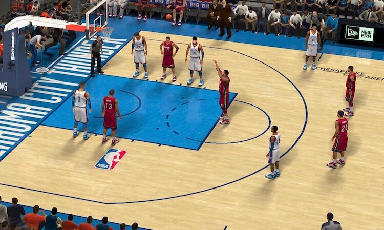 Лучшие спортивные игры для Android. NBA 2K20 — баскетбол для Android. Фото.
