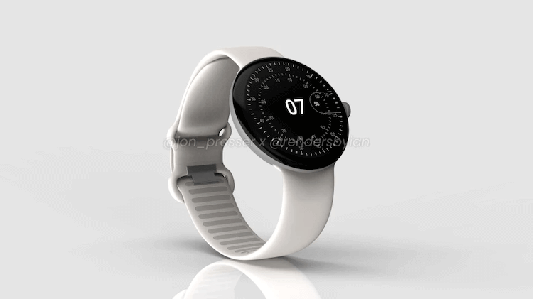 Часы Pixel Watch. Такие часы будут настоящим подарком ценителям этого типа устройств. Фото.