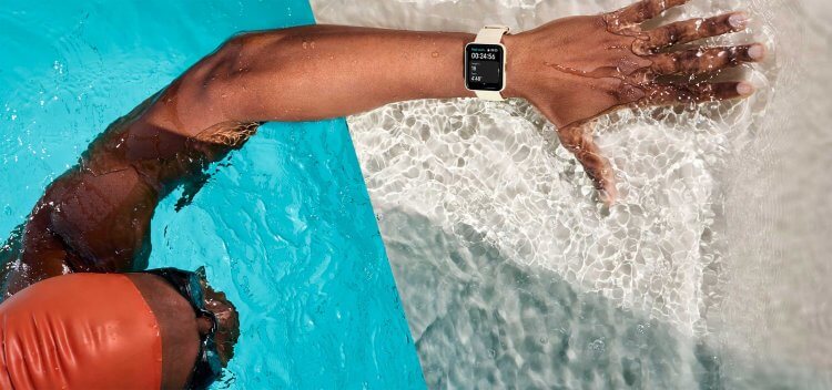 Характеристики Redmi Watch 2. Режим плавания в Redmi Watch 2 точно понравится спортсменам. Фото.
