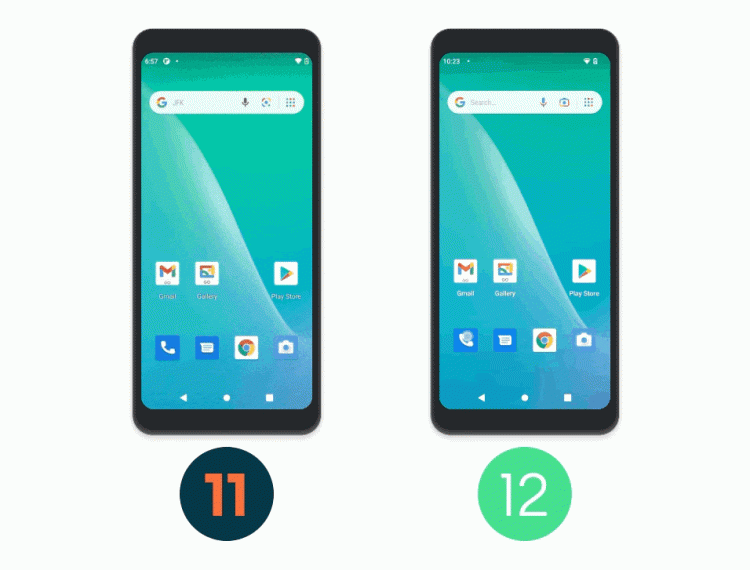 Android 12 для дешевых телефонов. Android 12 Go будет запускать приложения на 30% быстрее. Фото.