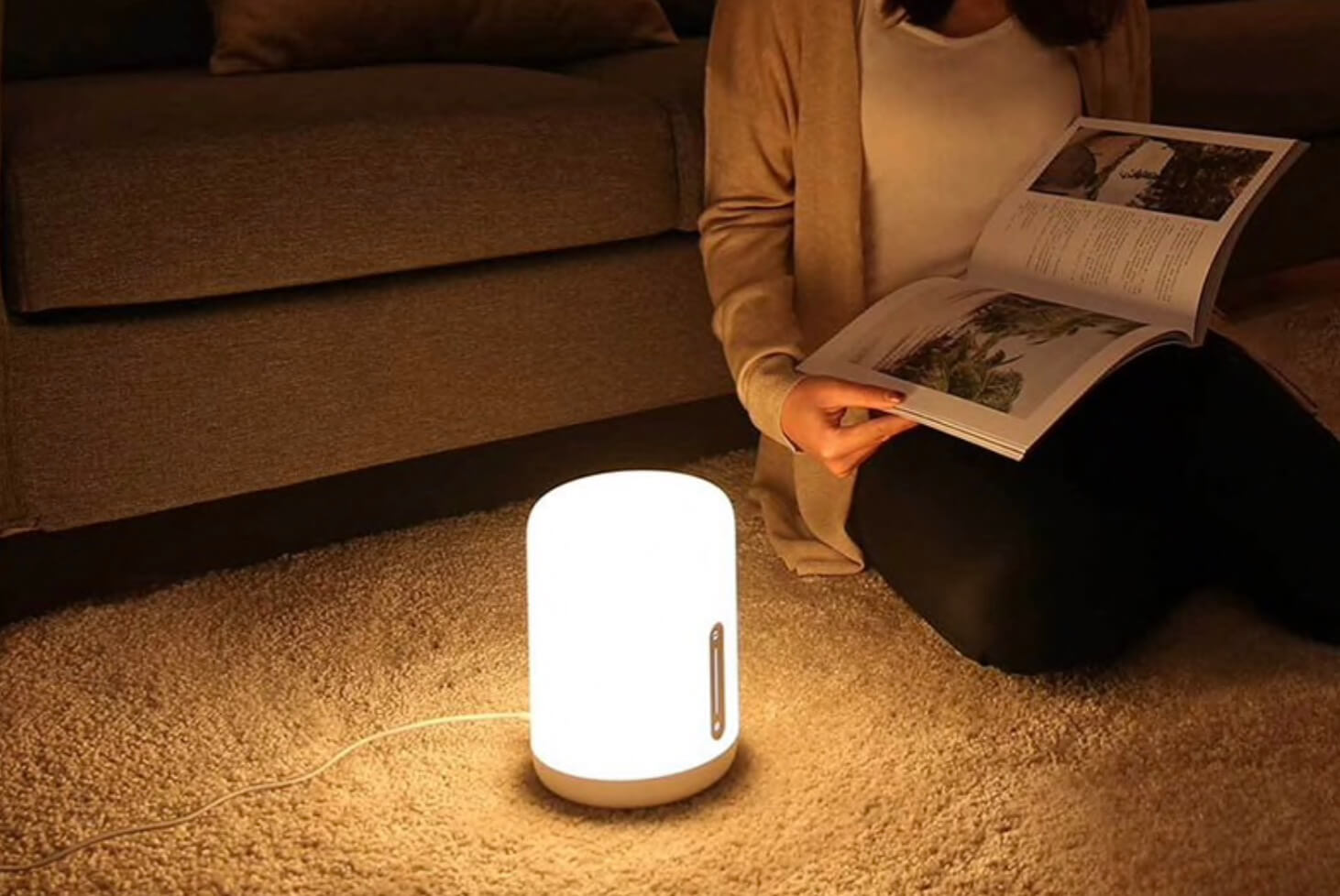 Светильник Xiaomi. Уют и душевное тепло в доме. Фото.