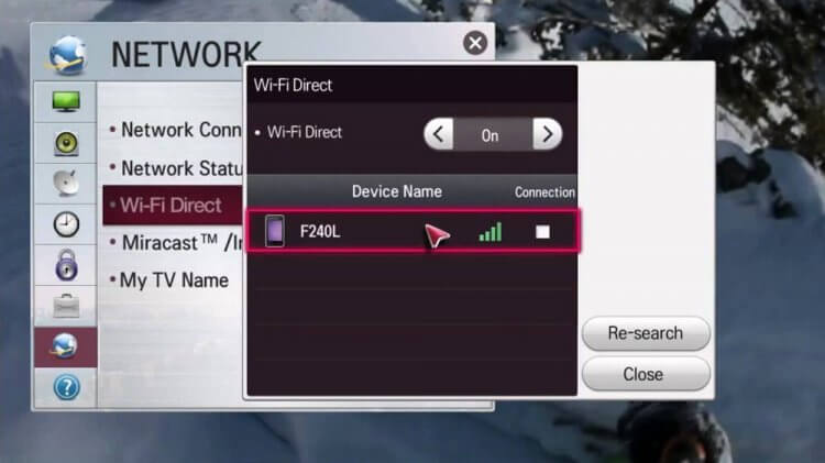wifidirect na televizore how to 2