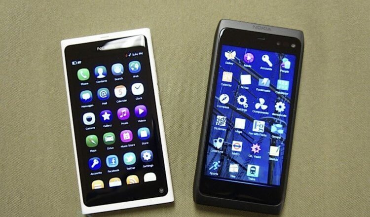 iOS против Android. Необычно? Такой была Nokia N9. Фото.