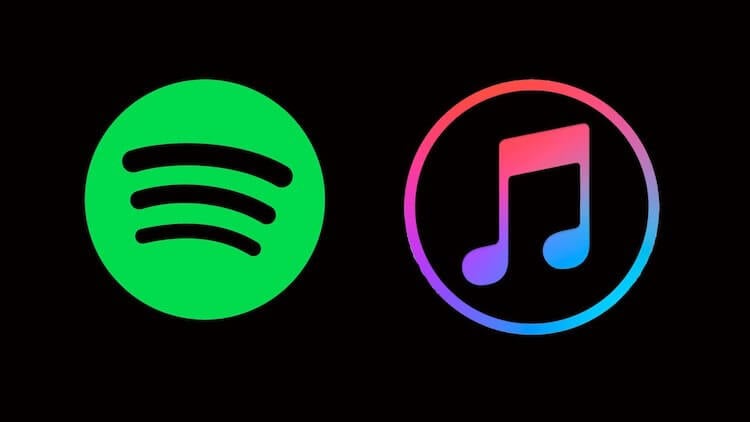 Spotify или Apple Music: что выбрать. Эти два игрока стали слишком близки друг к другу. Фото.