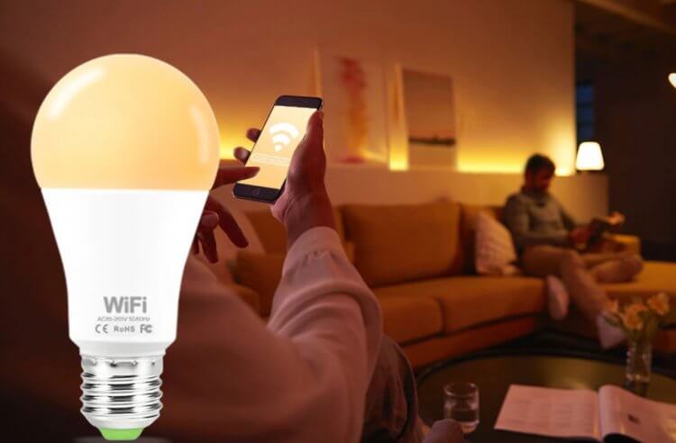 Лампочка для умного дома. Одним умным устройством больше: управляйте лампочкой прямо со смартфона. Фото.