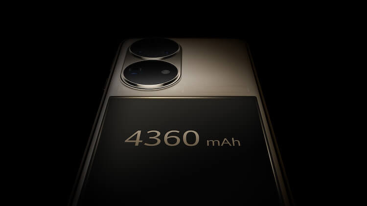Новый Huawei P50 Pro. Несмотря на тонкий корпус, внутри установлена большая батарея. Фото.