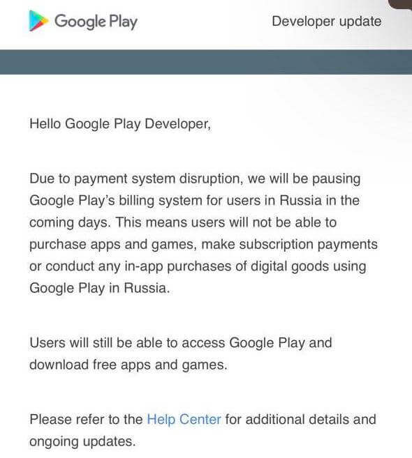 Как покупать приложения через Google Play. Гугл больше не будет принимать платежи с российских карт. Фото.