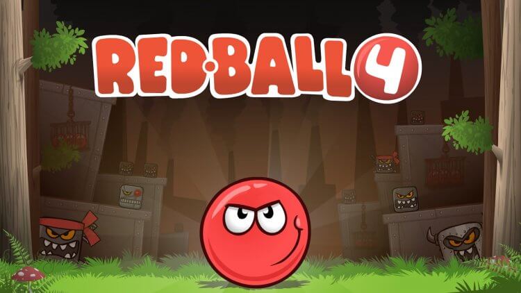 Во что поиграть на Андроид ТВ. Простенький тайм-киллер Red Ball 4 затягивает настолько сильно, что можно часами играть. Фото.