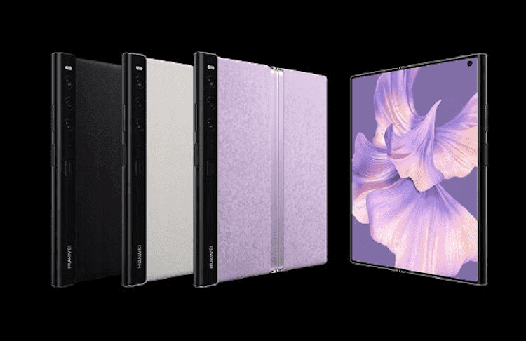 Характеристики Huawei Mate Xs 2. Цвет выбирается только для задней стенки. экран, естественно будет всегда черным. Фото.