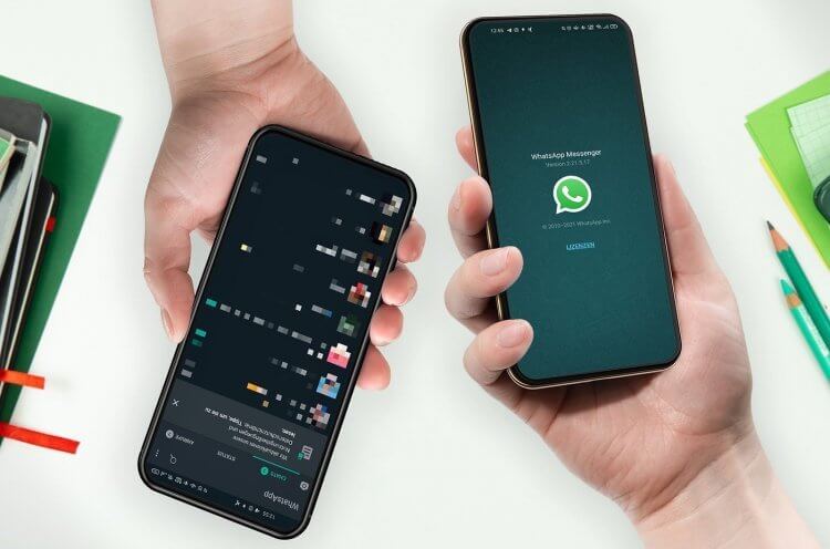 Новые функции WhatsApp. Скоро Ватсап можно будет запускать на двух смартфонах сразу. Фото.