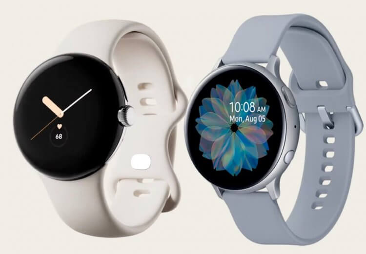 Характеристики Google Pixel Watch. Часы от Google не только очень напоминают Samsung, но и будут работать на том же процессоре. Фото.