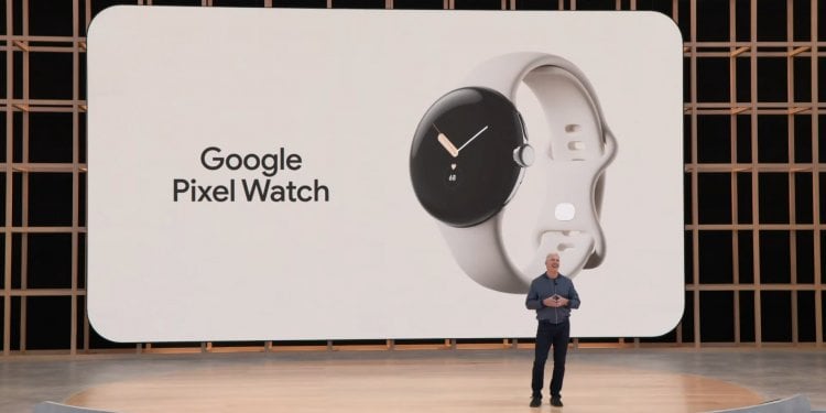Новые часы от Google. Дизайн Google Pixel Watch очень похож на большинство смарт-часов. Фото.