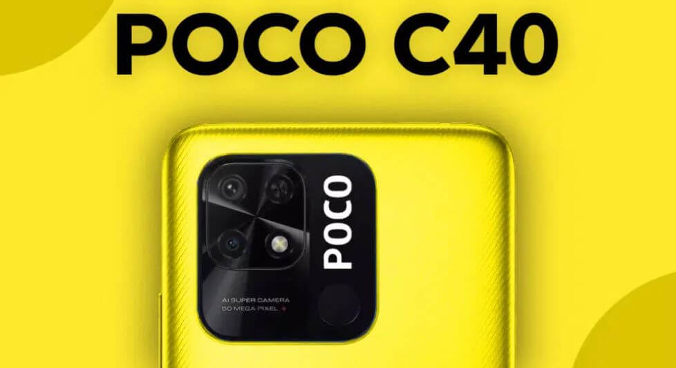 Poco C40 — дешевый телефон с большим аккумулятором. Все в стиле POCO. Фото.