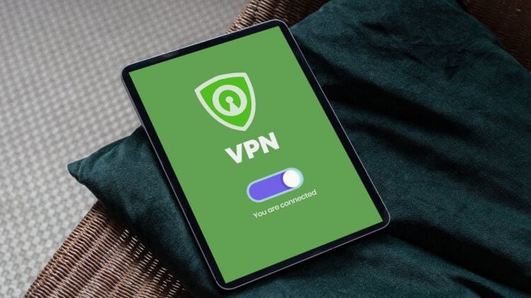 Что будет, если не выключать VPN. Можете держать VPN включенным постоянно, если у вас хватит трафика. Фото.