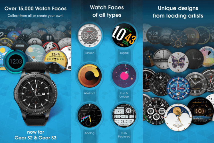 Лучшие циферблаты для Samsung Galaxy Watch. Отличная утилита для тех, кто любит менять циферблаты на часах. Фото.