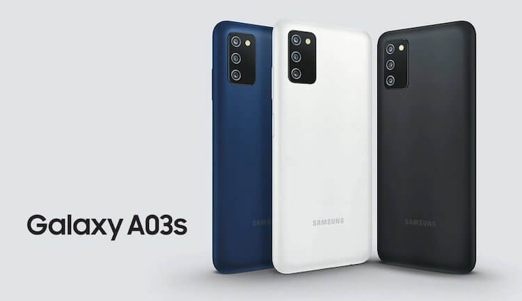 Samsung Galaxy A03s — самый дешевый смартфон Samsung S. Samsung Galaxy A03s. Фото.