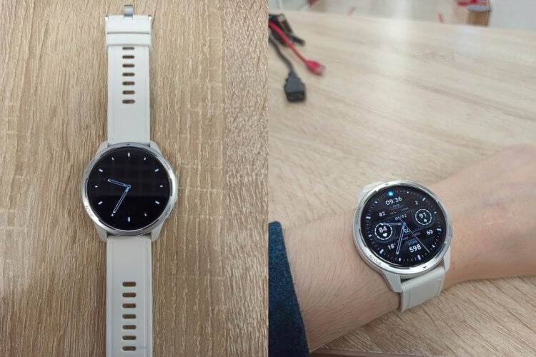 Xiaomi Watch S1 Active — круглые смарт-часы. Несмотря на высокую цену, корпус часов выполнен из пластика. Фото.