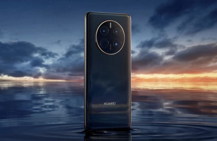 Huawei выпустила первый телефон со спутниковой связью. Определенный стиль Huawei в этой модели чувствуется. Фото.