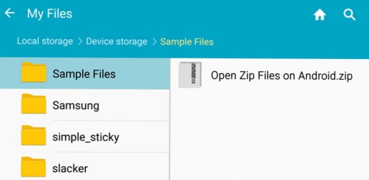 ZIP файлы на Андроид. ZIP-папки обычно остаются после скачивания прошивок и приложений. Фото.