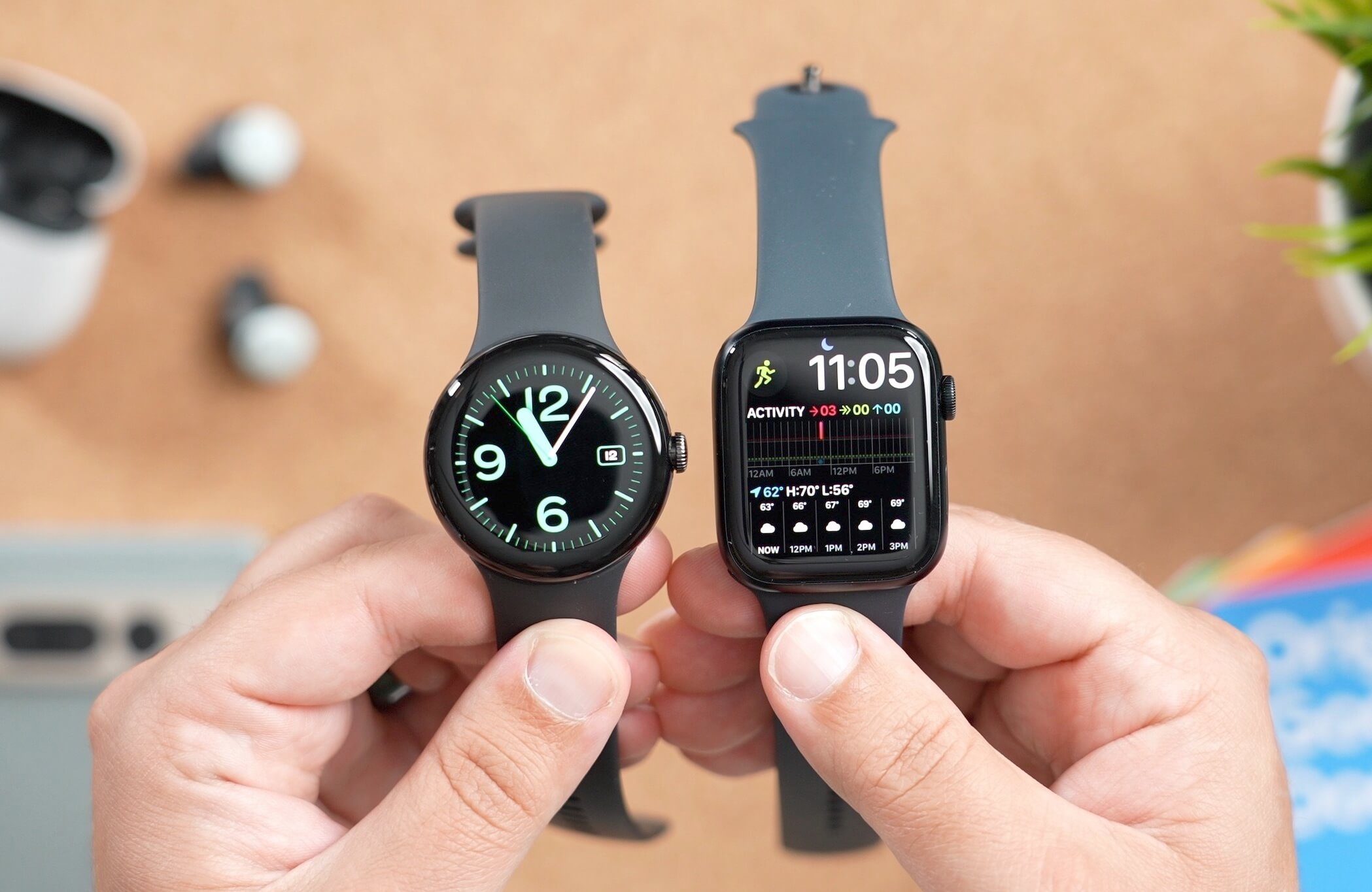 Чем Pixel Watch отличаются от Apple Watch Ultra. Странное, но интересное сравнение