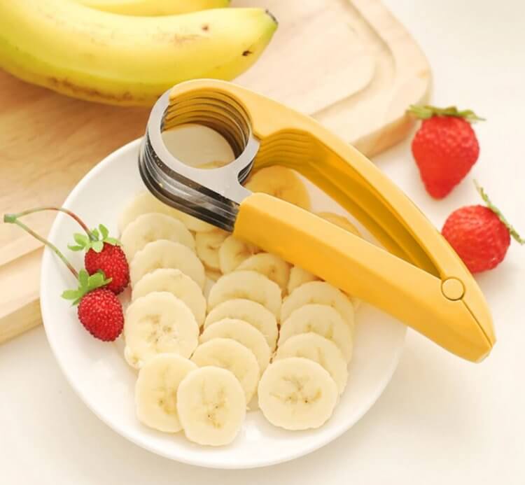 Слайсер для бананов. Нарезать бананы можно. Но зачем — вопрос! Фото.
