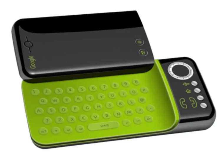 Как создавались телефоны на Android. А вы бы смогли пользоваться такой клавиатурой? Фото.