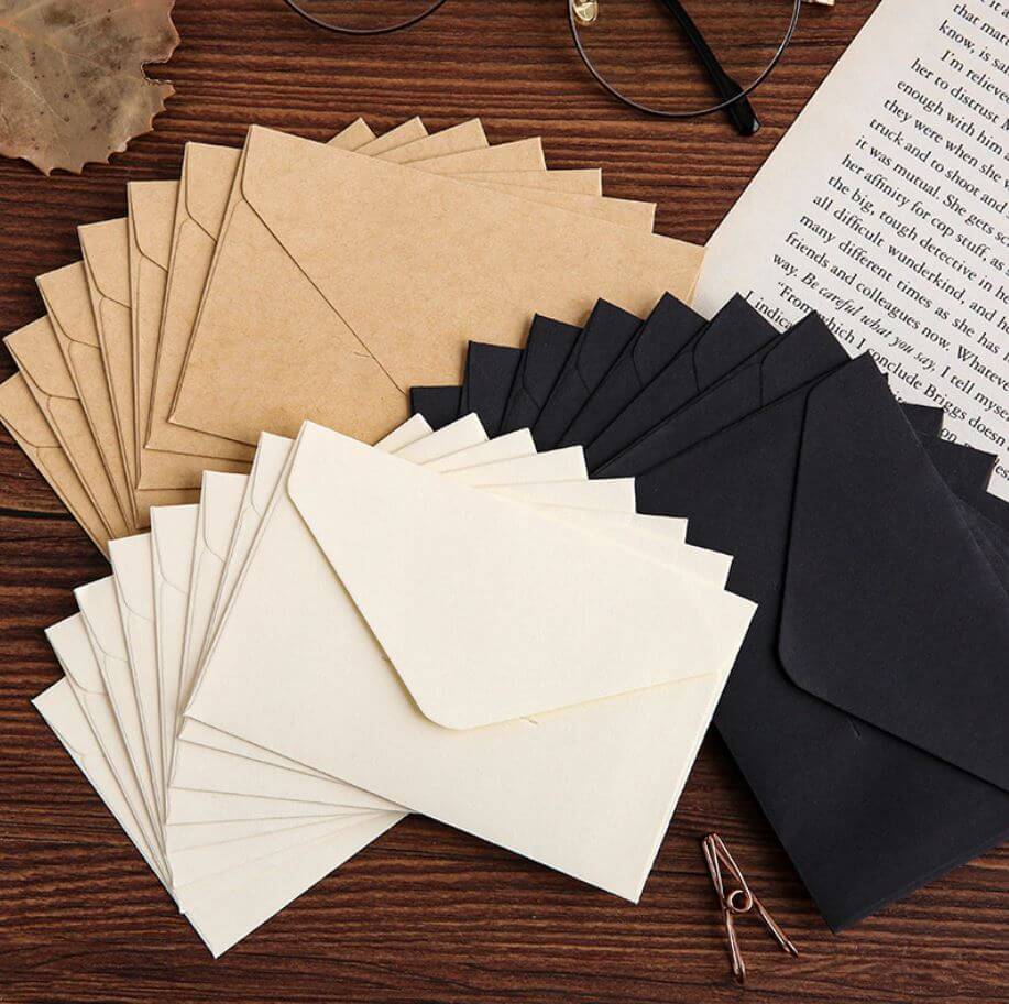 Красивые конверты для писем. Приглашения или письма можно упаковывать в красивые конверты. Фото.