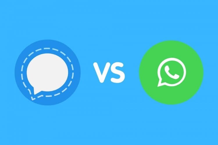 Правда ли, что Signal — более безопасный мессенджер, чем WhatsApp. Эти два мессенджера пока очень далеки друг от друга по объему аудитории, но сравнить их можно. Фото.