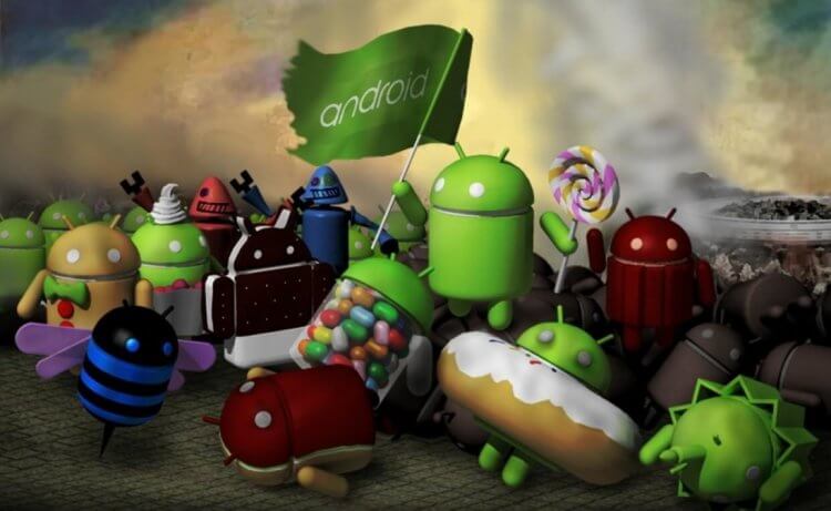 Какие бывают версии Android и где скачать самую новую. Фото.