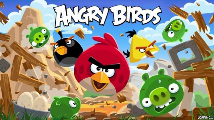 Где скачать и как играть в Angry Birds на Андроиде. Angry Birds одно время была практически на каждом смартфоне. Фото.