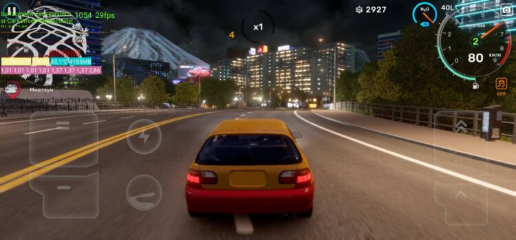 Частота кадров в игре не поднимается выше 30fps, а смартфон превращается в печку. Фото.