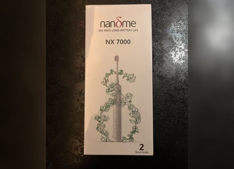 Какую электрическую зубную щетку купить. Nandme NX 7000 временно продается со скидкой и приятным подарком. Фото.