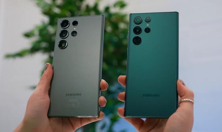 У какого телефона лучшая камера. Вы вряд ли отличите Galaxy S23 Ultra (слева) от S22 Ultra (справа). Фото.