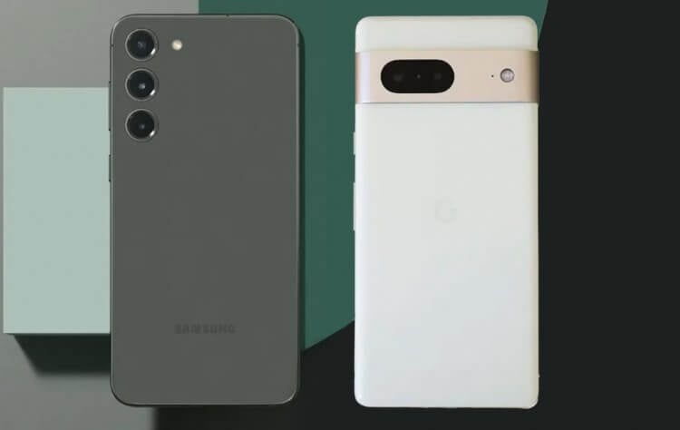 Galaxy S23 против Google Pixel 7 — сравниваем два лучших телефона на Android. Фото.