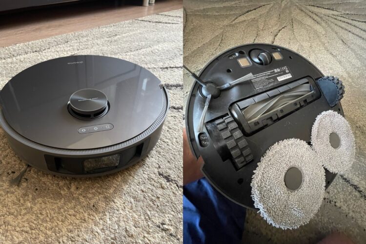 Вращающиеся щетки для влажной уборки эффективнее обычной салфетки. Фото.