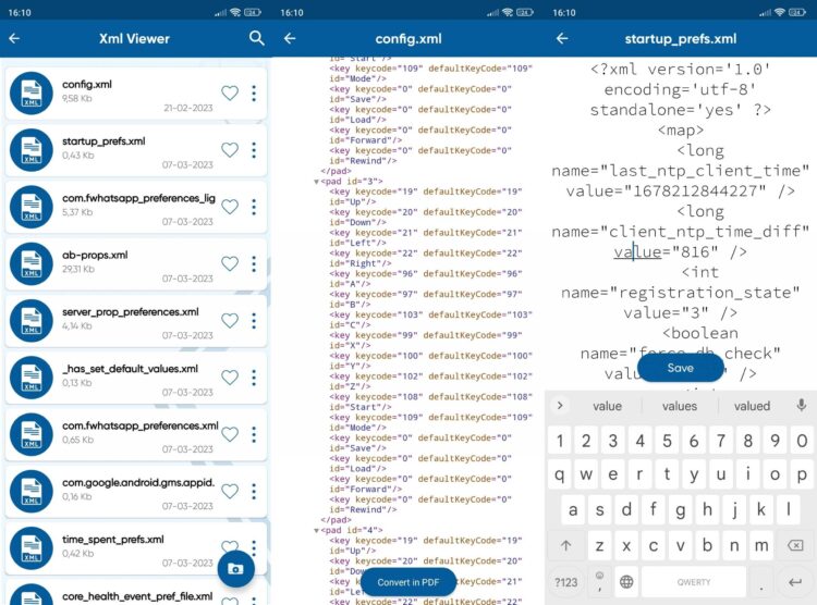 XML-файлы можно не только просматривать, но и редактировать. Фото.