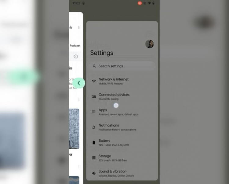 Что нового в Android 14. Жест «Назад» сопровождается появлением кнопки на экране. Фото.