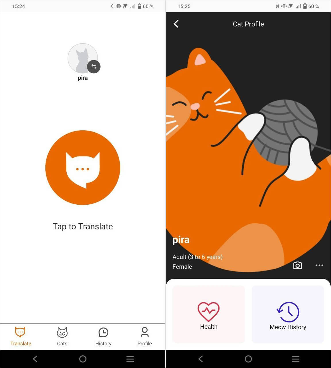 MeowTalk — приложение-переводчик для кошек. Meow Talk — самый умный переводчик для кошек. Фото.