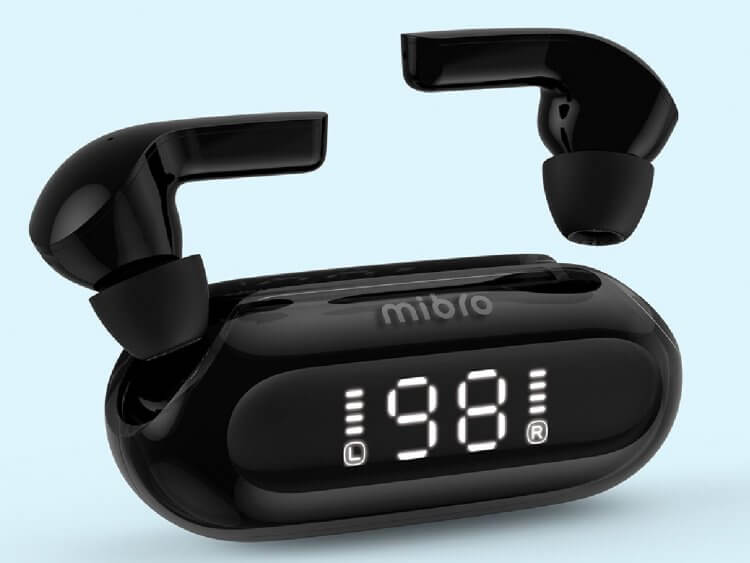 Хорошие беспроводные наушники с мощным аккумулятором. Mibro Earbuds3 — недорогие наушники на все случаи жизни. Фото.