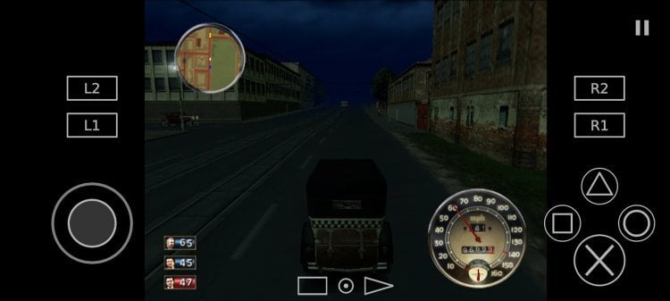 Эмулятор PlayStation 2 на Андроид. На моем смартфоне Mafia: The City of Lost Heaven оказалась более чем играбельной. Фото.