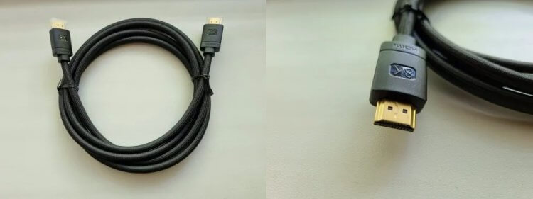 HDMI кабель для телевизора. На выбор есть несколько вариантов длины. Фото.