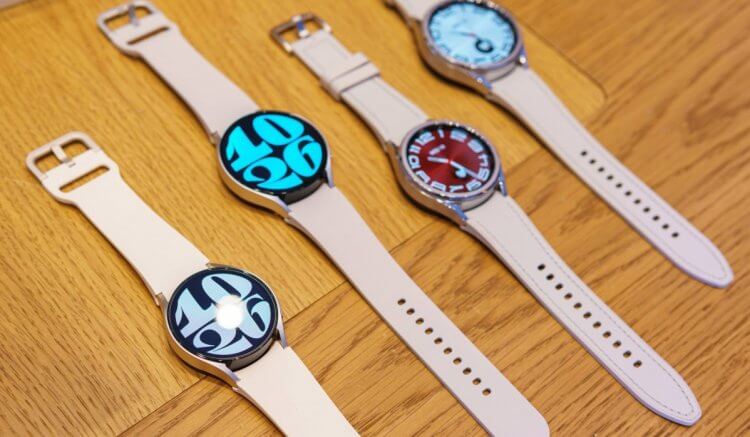 Galaxy Watch 6 — это топ. Я ненавижу Samsung, но эти смарт-часы куплю не раздумывая. Слева — Galaxy Watch 6, справа — Watch 6 Classic. Фото.