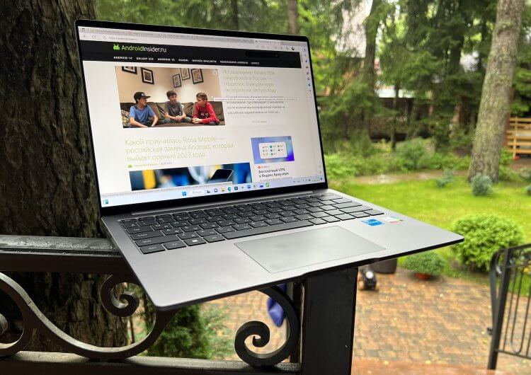 Попробовал HONOR MagicBook 14 (2023) — премиальный ноутбук для работы и не только. С этим ноутбуком хоть куда. Фото.