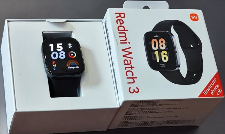 Ремешок для смарт-часов Xiaomi. Упаковка Redmi Watch 3. Фото.