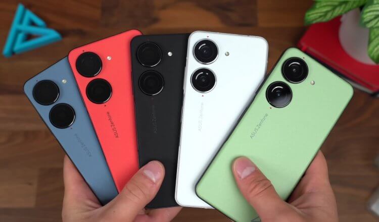Чем интересен смартфон ASUS Zenfone 10. Zenfone 10 доступен в нескольких интересных цветах. Фото.