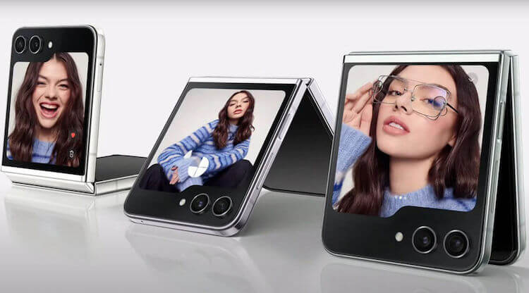 Samsung Galaxy Z Flip 5 — лучший складной телефон. Samsung Galaxy Z Flip 5. Фото.