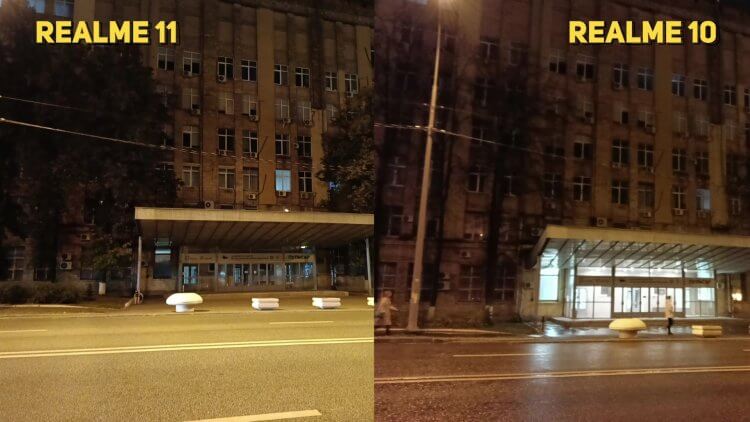 Сравнение realme 10 и realme 11. Фото на realme 11 более светлое и содержит намного меньше шумов. Фото: Quke.ru. Фото.