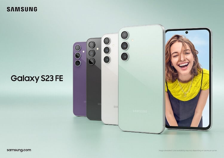 Характеристики Samsung Galaxy S23 FE. Смартфон оказался в некотором роде неожиданным. Фото.